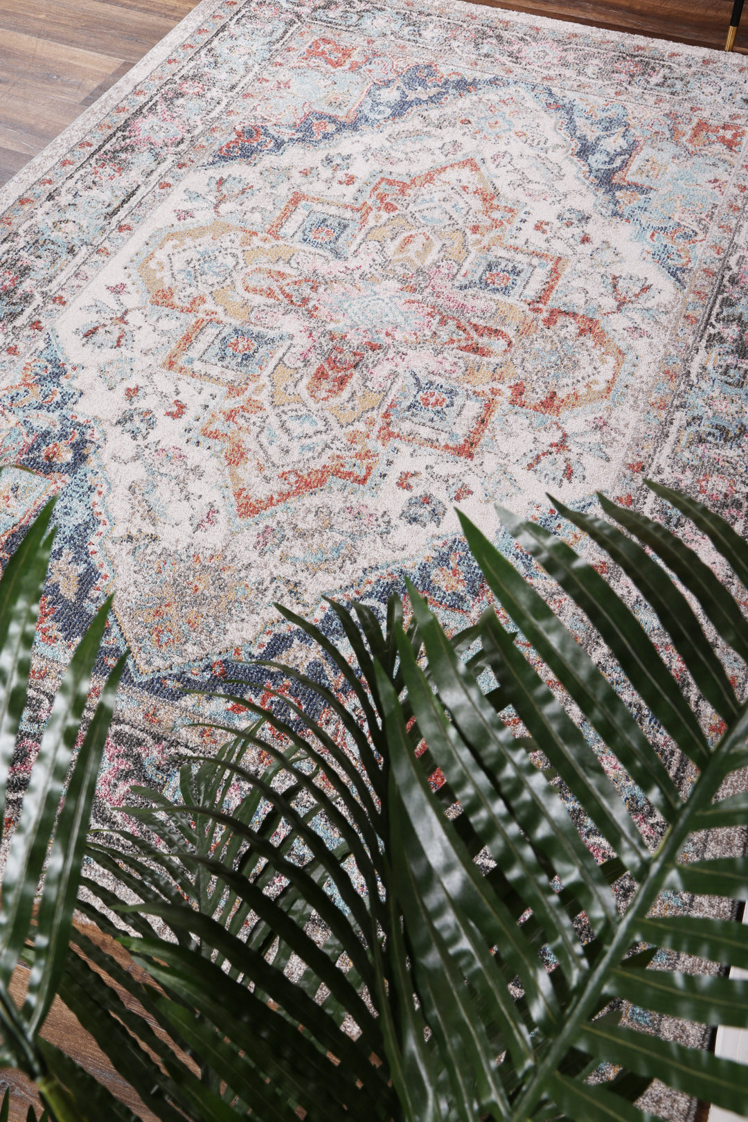 June Yanet Ivory & Multi Rug