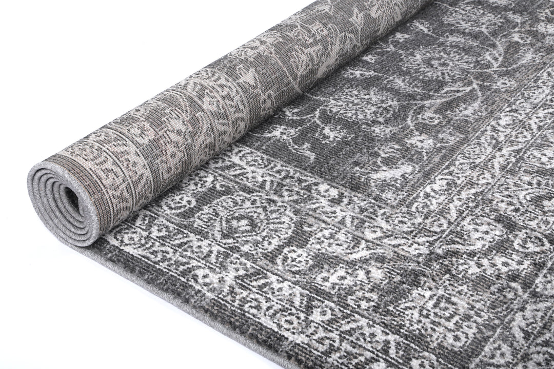 June Dorian Grey Transitional Rug