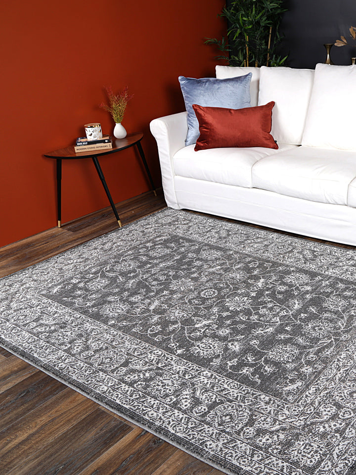 June Dorian Grey Transitional Rug