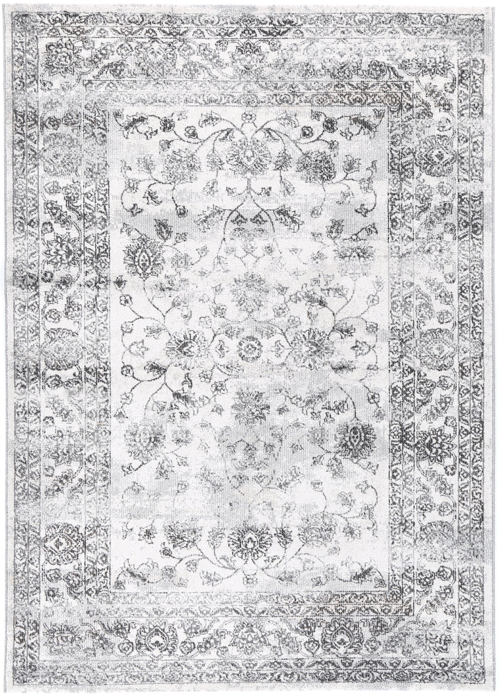 June Serena Grey & Ivory Rug