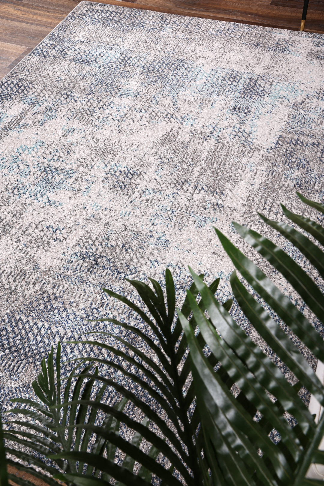 June Eli Grey Tribal Rug