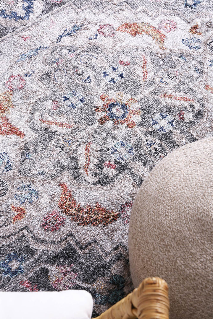 June  Transitional Grey Rug