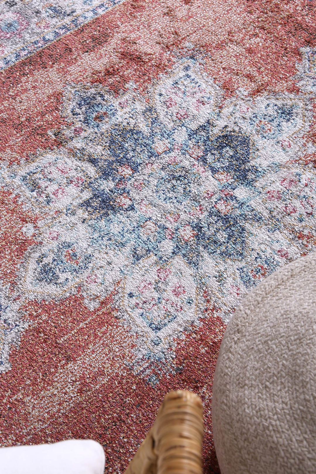 June Transitional Rust Rug