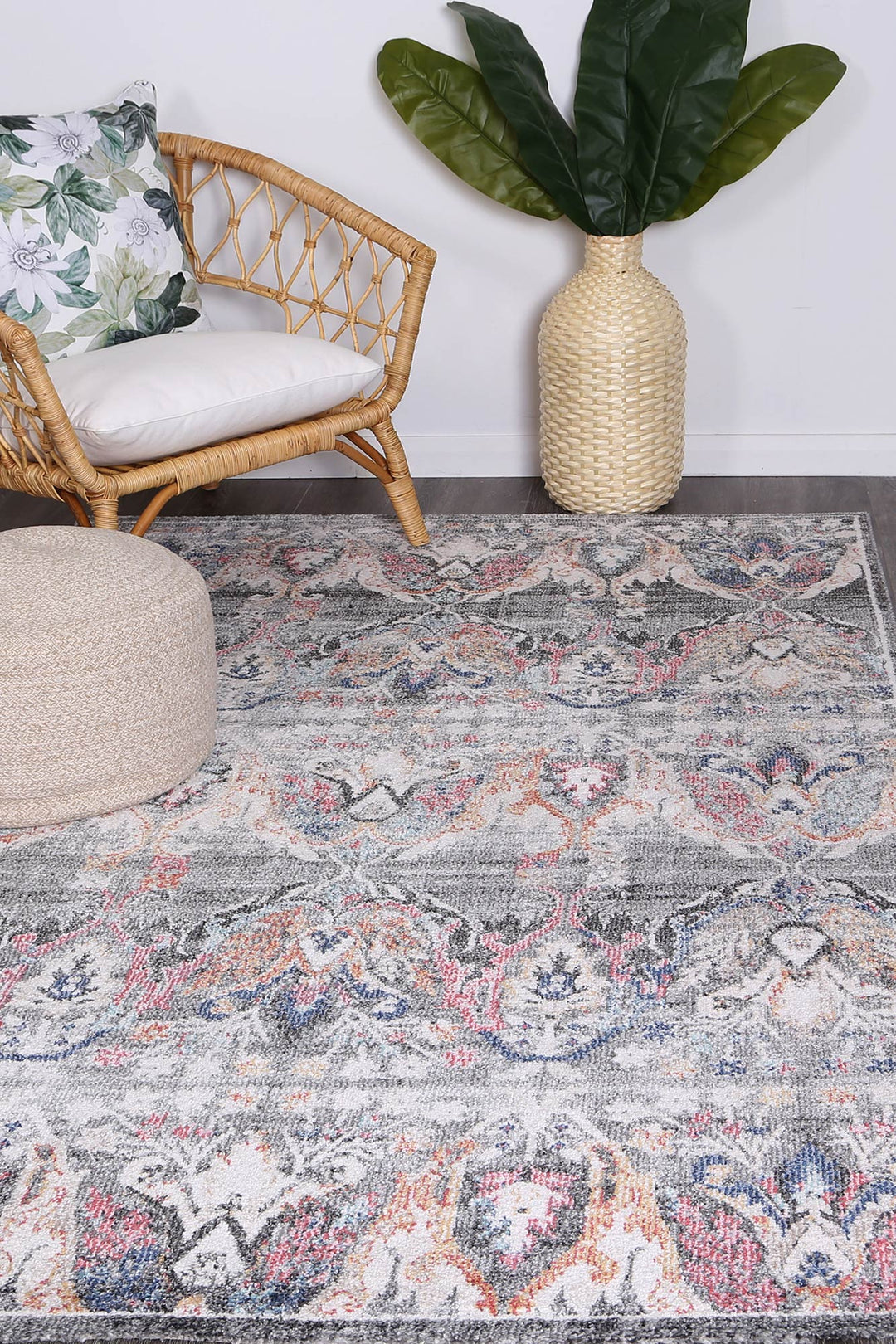 June Transitional Muted Mullti Rug
