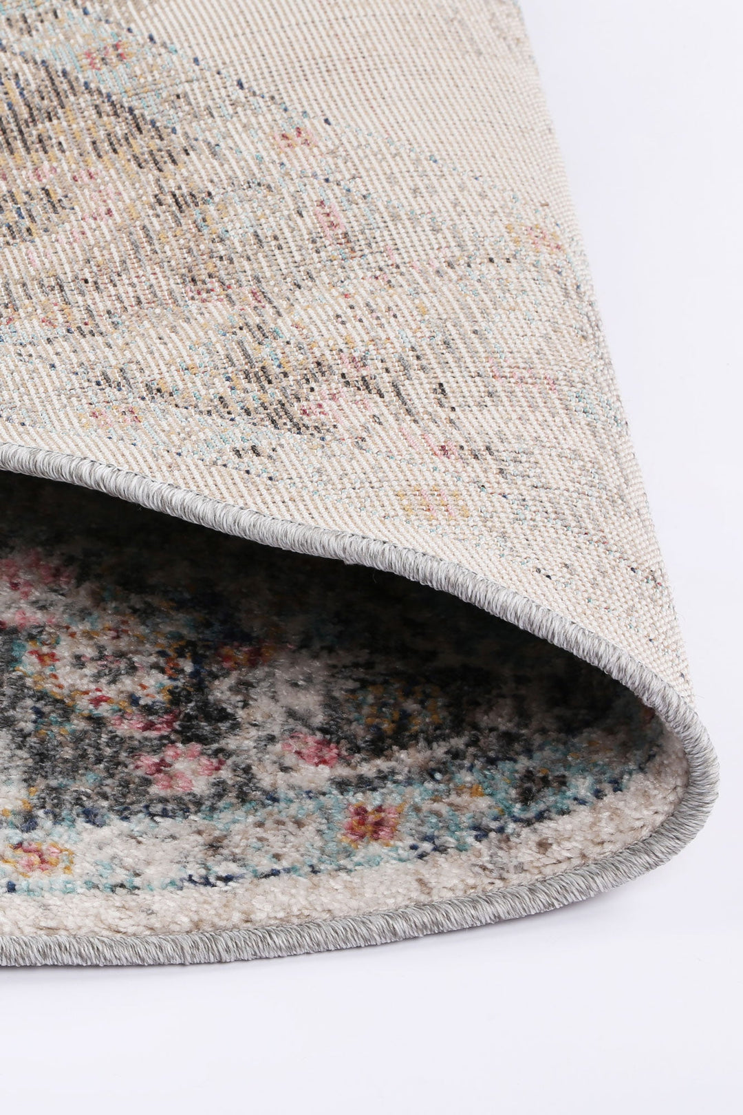 June Brentwood Transitional Cream Round Rug