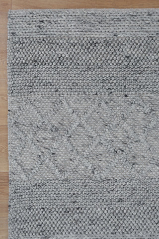 Bella Textured Multi Weave Steel Wool Rug