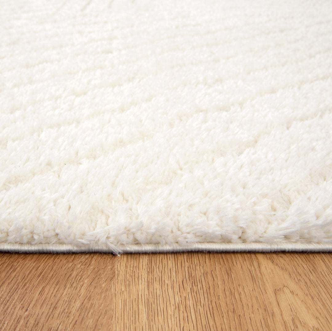 Tahoe Modern Cream Shag Rug