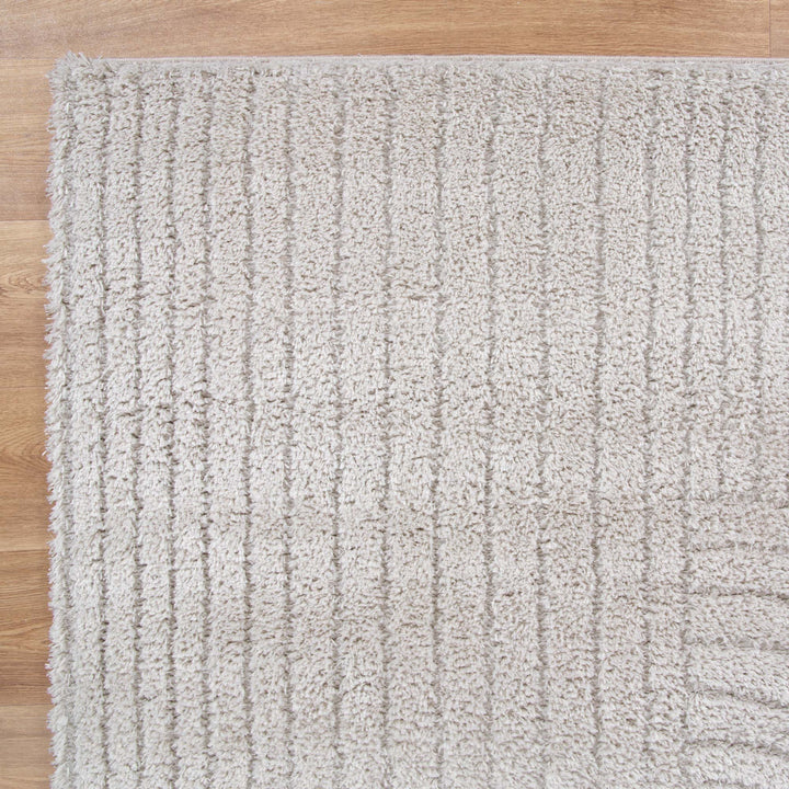 Tahoe Dior Beige Shag Rug