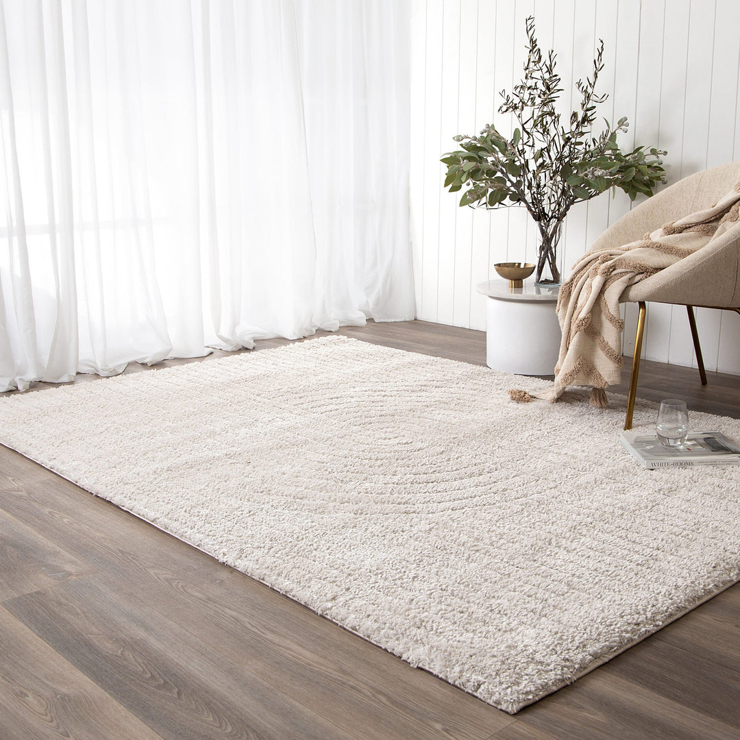 Tahoe Dior Beige Shag Rug