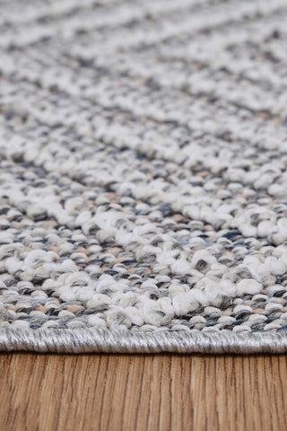 Yumi Menapi Ash Geometric Flatweave Rug