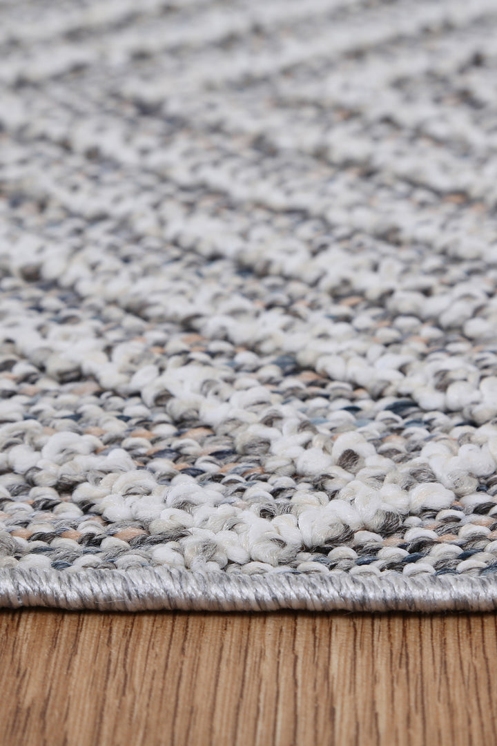 Yumi Menapi Ash Geometric Flatweave Rug
