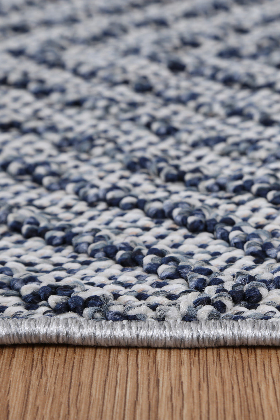 Yumi Naka Charcoal Geometric Flatweave Rug