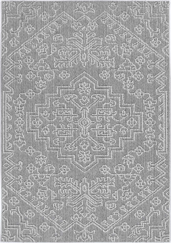 Yumi Bule Ash Tribal Flatweave Rug