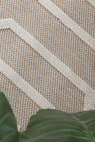 Yumi Lui Beige Geometric Flatweave Rug