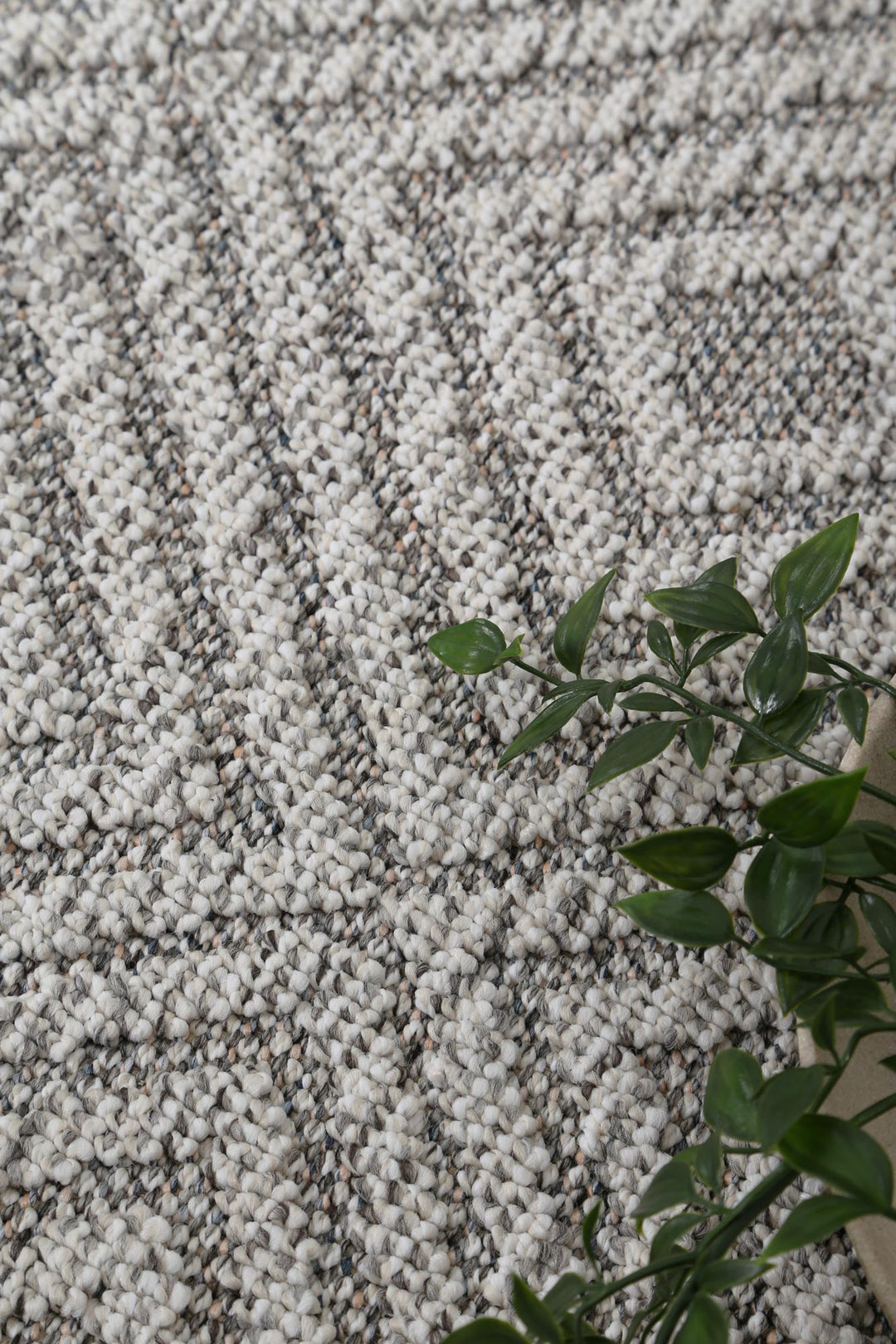 Yumi Fugui Grey Geometric Flatweave Rug