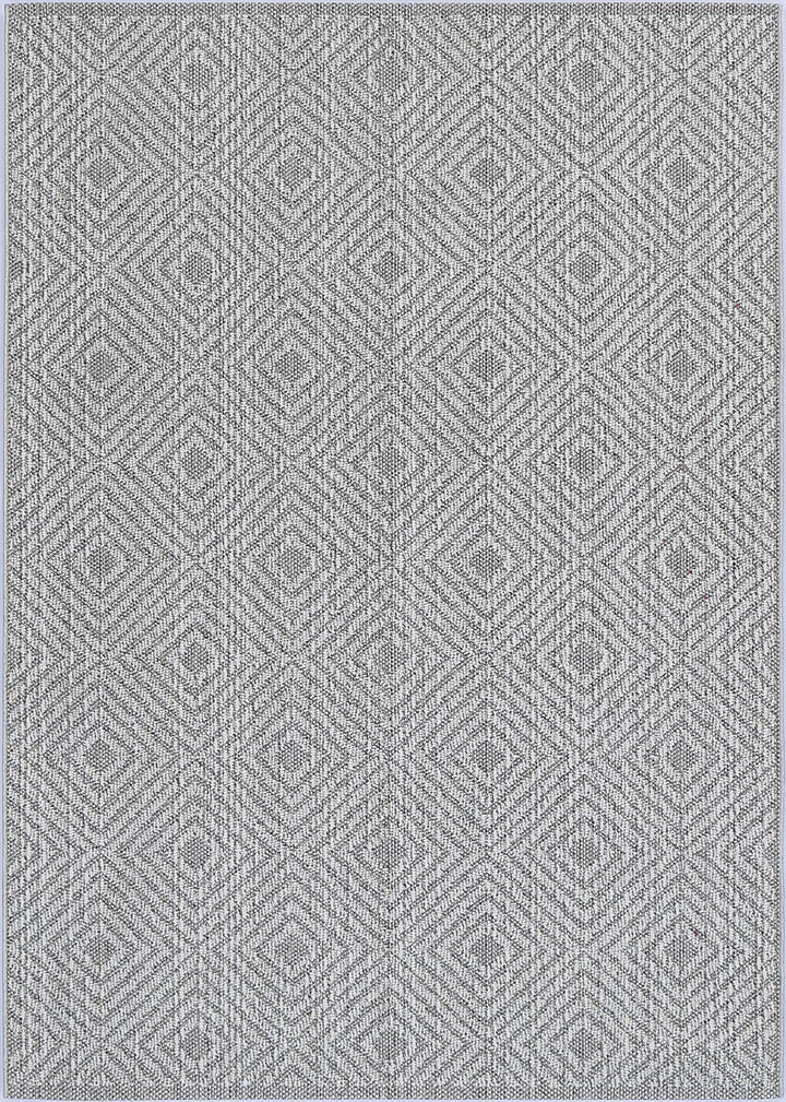 Yumi Walasi Ash Geometric Flatweave Rug