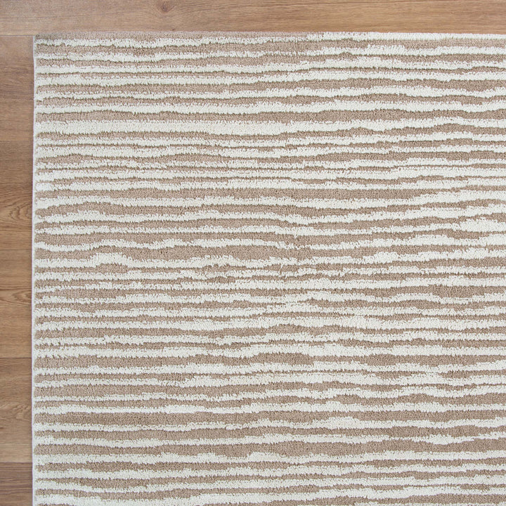 Alps Cream Beige Waves Rug