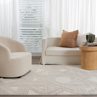Alps Cream Geometric Rug