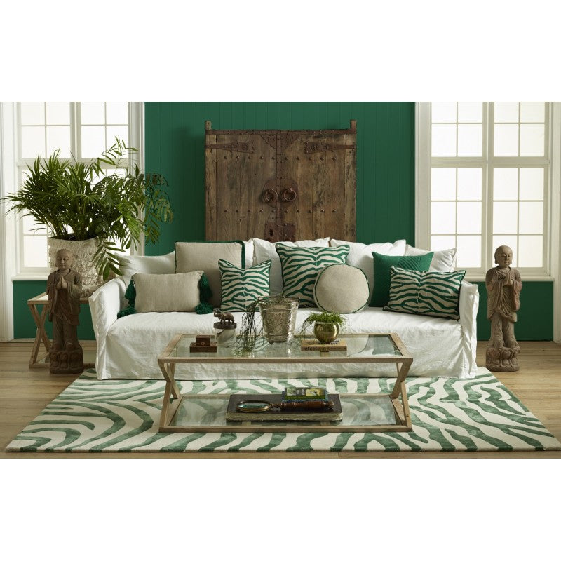 Beau Round Emerald Cushion 40cm