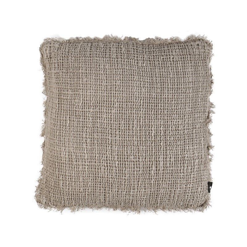 Linen Linseed Cushion Natural 60 x 60cm