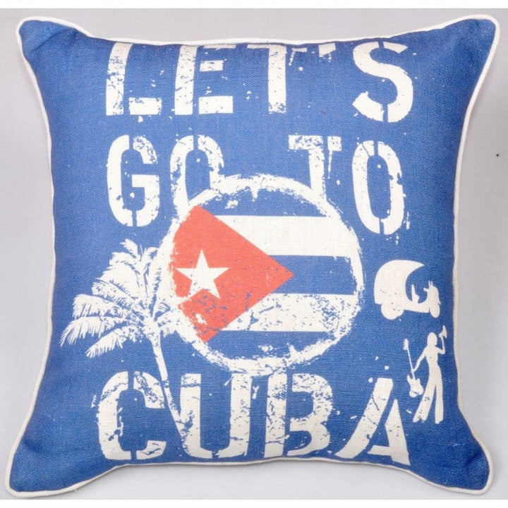 Cuba Lets Go Cushion 45 x 45cm