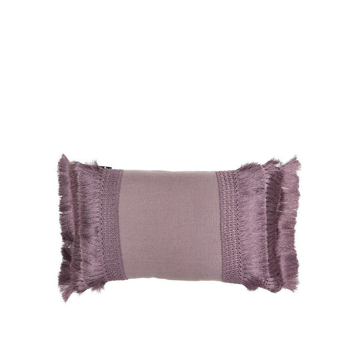 Penelope Fringe Cushion Mushroom 50 X 30cm