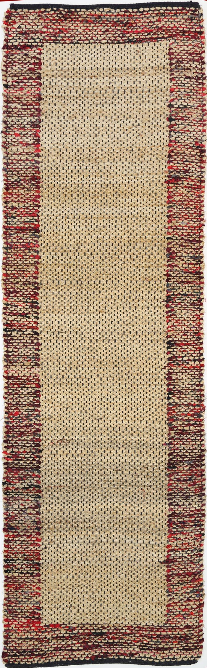 Illy Multi Colour Border Jute Rug