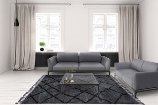 MARRAKESH Soft Shaggy Light Grey Rug