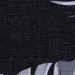 Zahara Palm Black Rug
